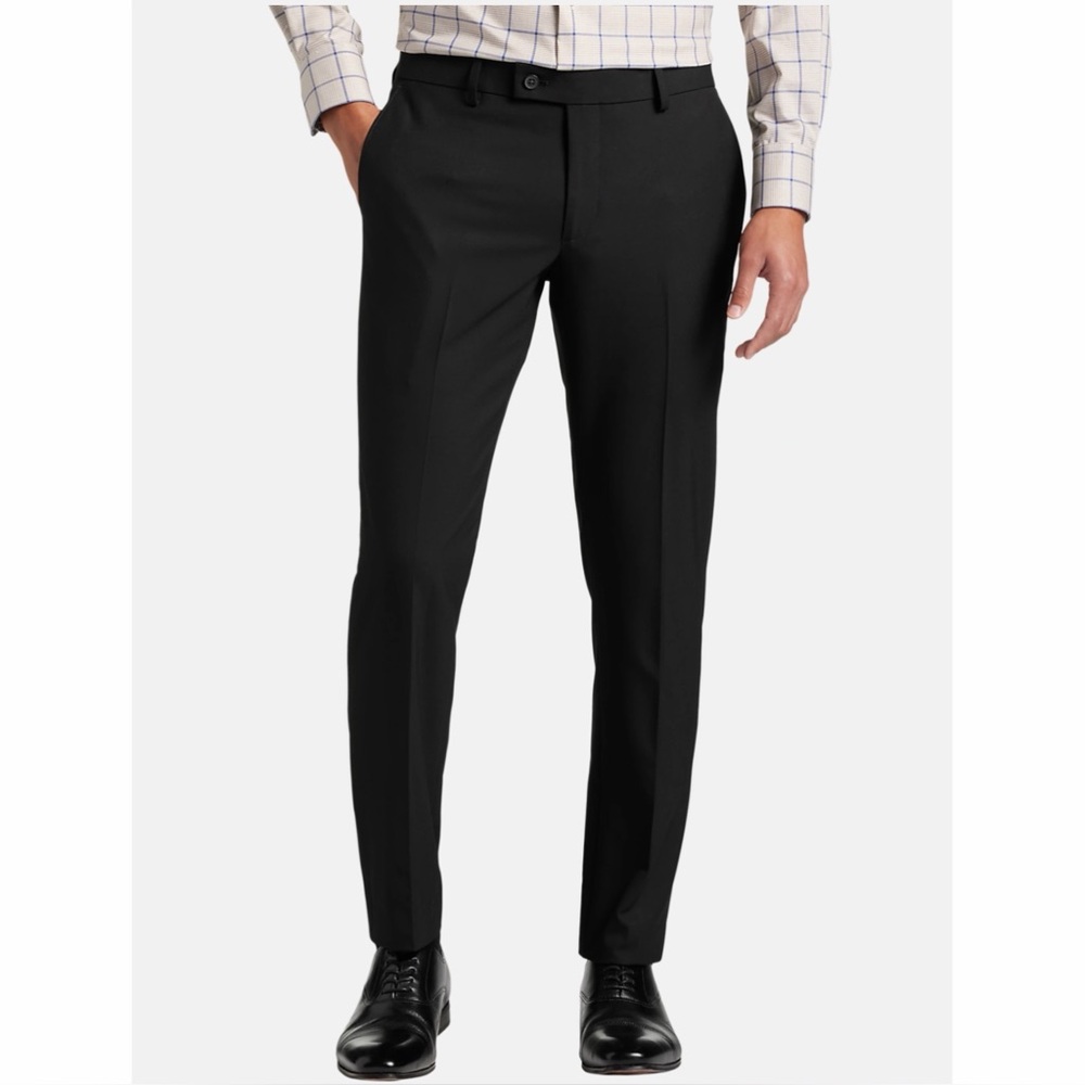 EGARA NWT Black Skinny Fit Stretch Suit Separates Pants 42